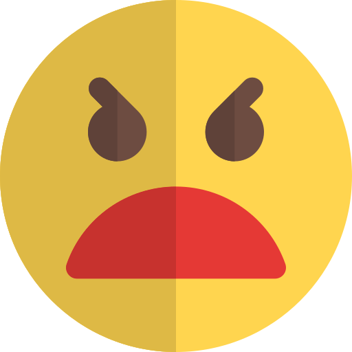 Angry face